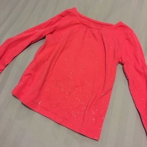 Pink sparkly tee